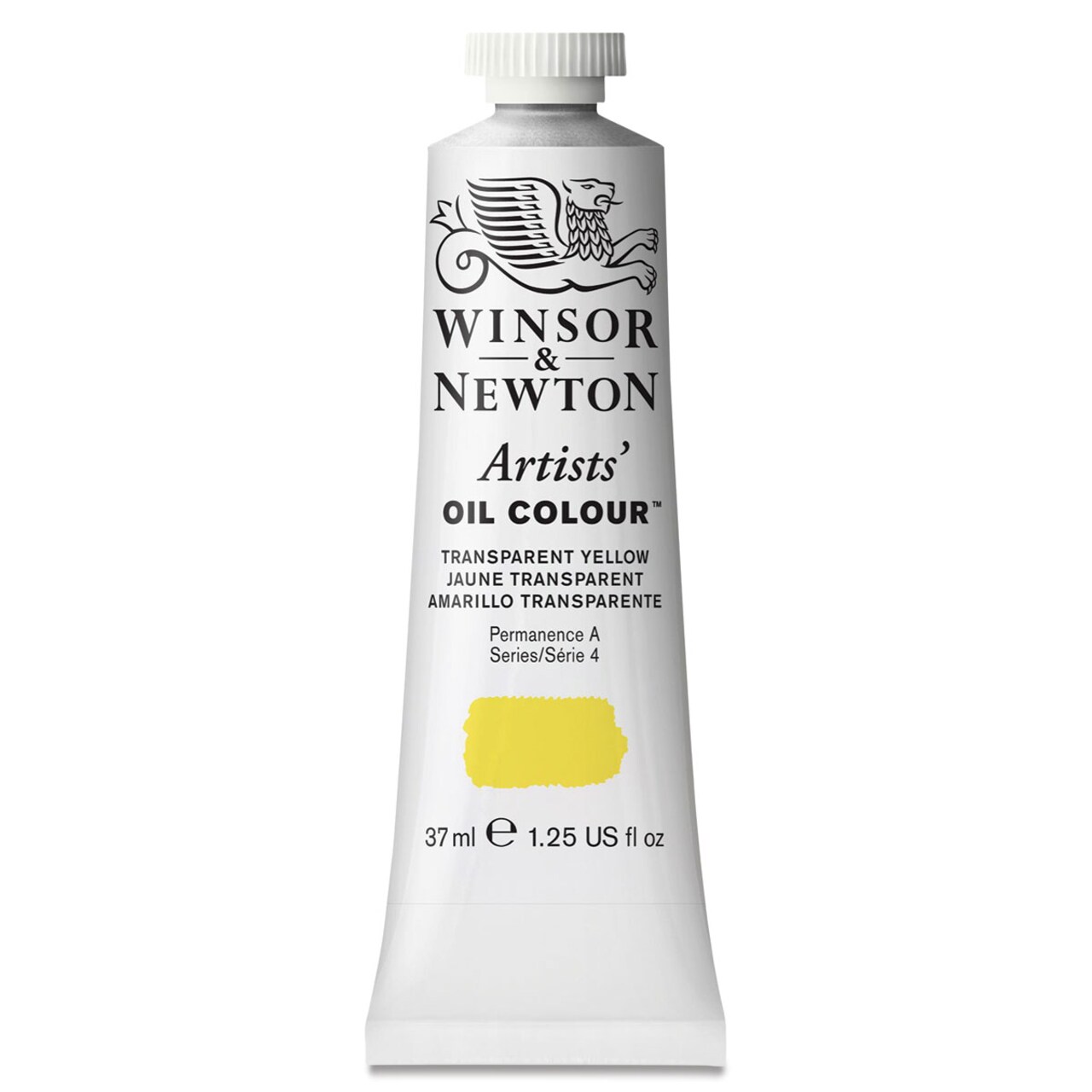 Winsor & Newton Artists' Oil Color - Transparent Yellow, 37 ml tube